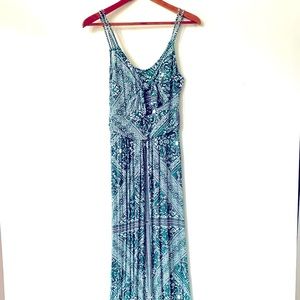 🟡Paisley Print Maxi Sundress